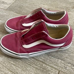 7.5 pink vans